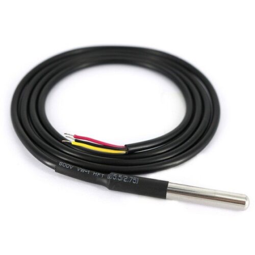Sonda de temperatura submersível -55º ~ + 125º VDC3-5.5 DS18B20 para arduino / fundino