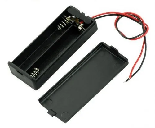 Soporte para 2 pilas AAA con interruptor
