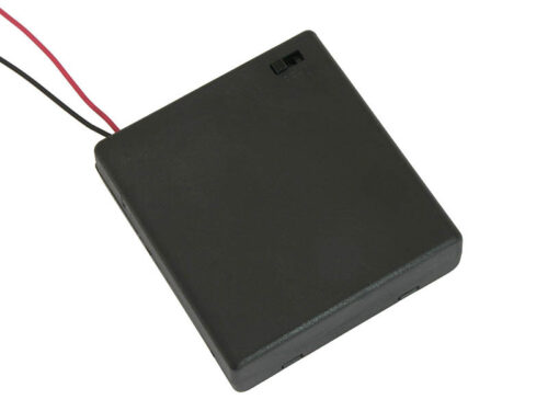 Suporte de Pilhas 4x AA com interruptor