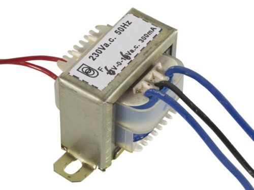 TRANSFORMADOR DE QUADRO ABERTO 3 VA 2 x 6 V~ 250 mA máx.