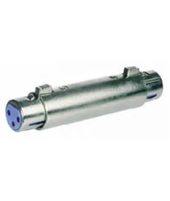 União / Adaptador XLR Fêmea - Fêmea