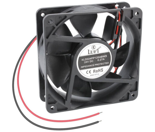 Ventilador 24V 120x120x25mm 2 Fios