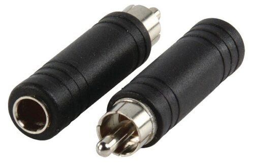 Adaptador RCA Macho - Jack 6.3mm Fêmea Mono