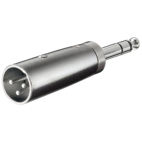 Adaptador XLR Macho - Jack 6.3mm Stereo Macho