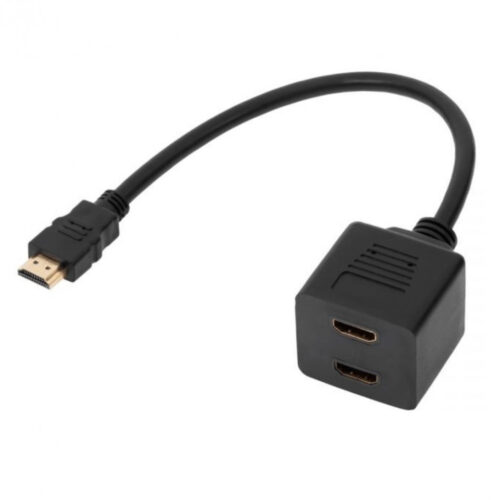Cabo Splitter HDMI 1 Macho - 2 Femeas (30cm)