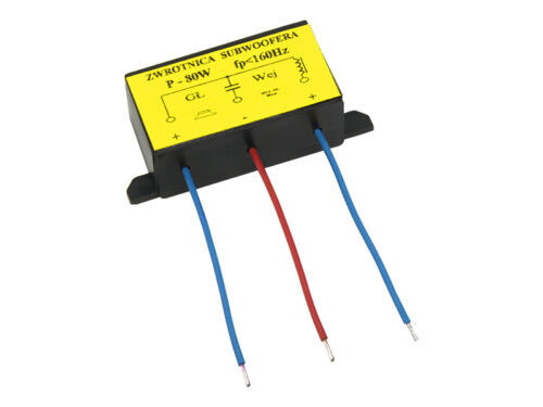 Crossover para altifalante subwoofer 80W 4 Ohm