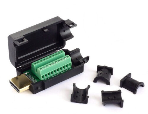 Ficha HDMI Macho c/ Terminais de Parafusos