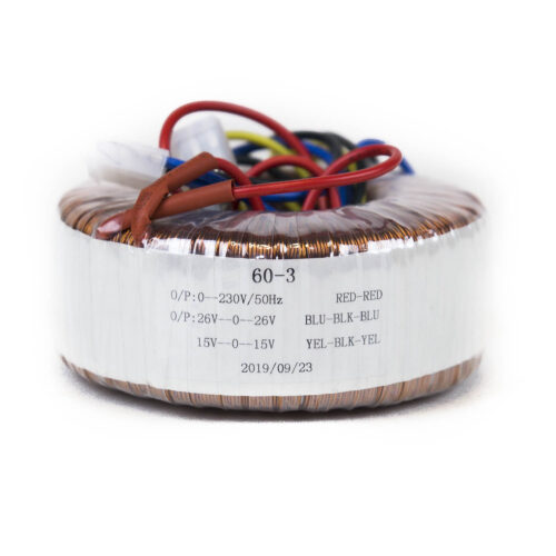 Transformador Toroidal 150VA 26V-0-26V + 15-0-15