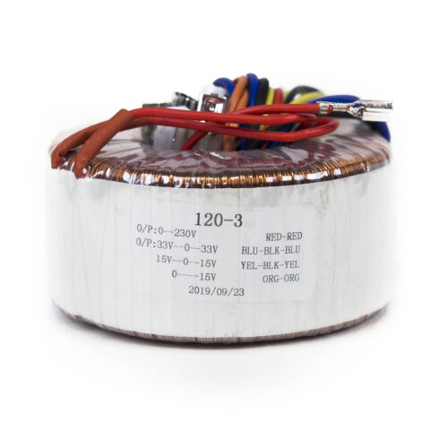 Transformador Toroidal 150VA 34V-0-34V + 16-0-16