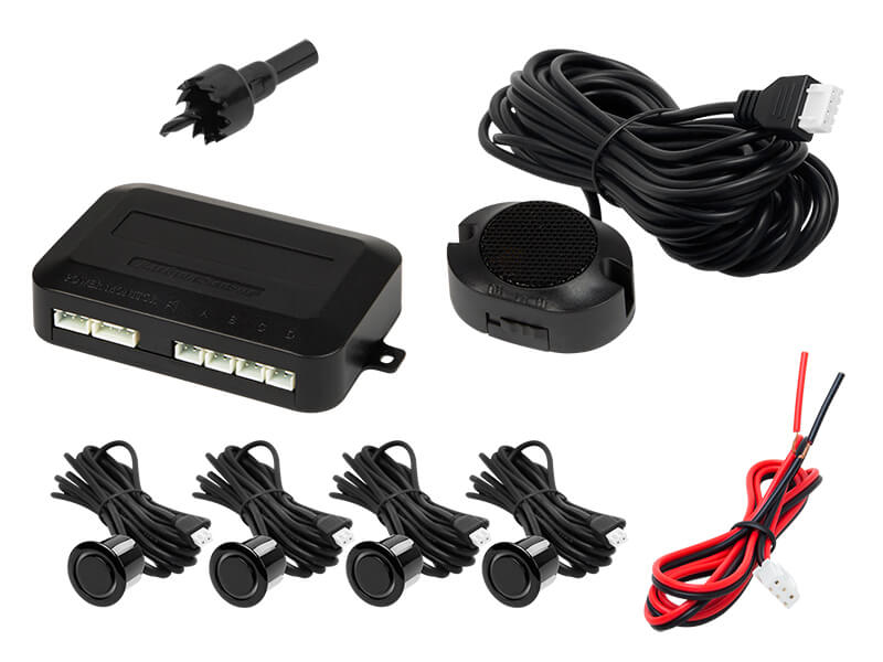 Set 4 Sensores Aparcamiento Sonoros – 19mm Negro - TECNIS - Audio y  Electrónica