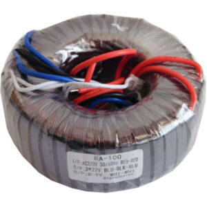Transformador toroidal 22V 0 22V + 9V - 90W