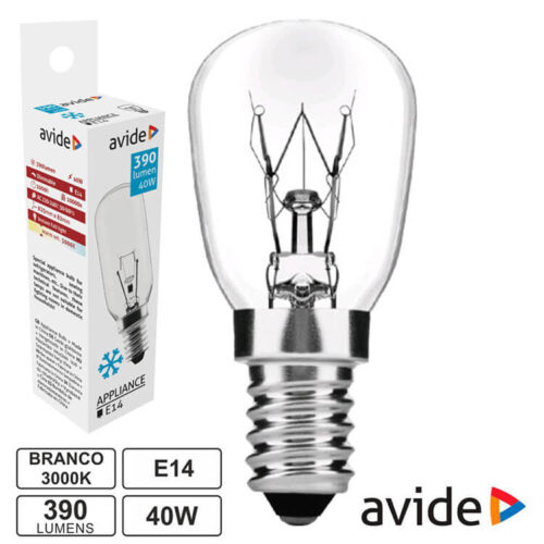 Lâmpada E14 40W 230V Frigorífico AVIDE