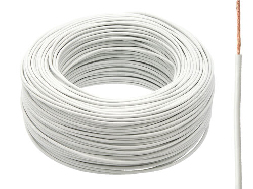 Fio Elétrico Multifilar 1mm² Branco (metro)