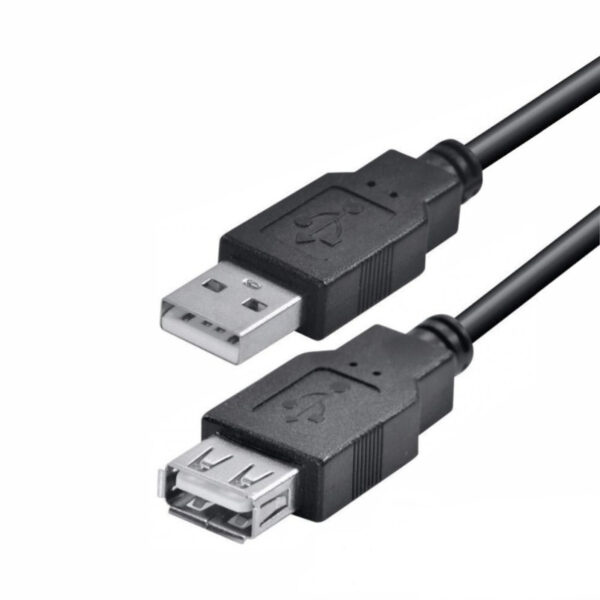 Cabo Extensão USB 2.0 Macho / Fêmea 5 m Preto