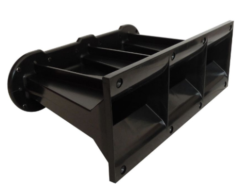 Difusor (HORN) Triplo para Tweeters