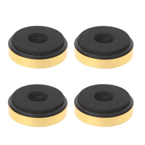 Conjunto de 4 Pés para amplificador / coluna 48x13mm - Dourado