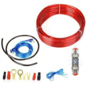 Kit Instalação p/ amplificador e Auto-Rádio e altifalante sbwoofer até 500W