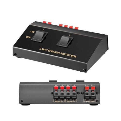 Comutador de Colunas 2 Vias Stereo - GOOBAY