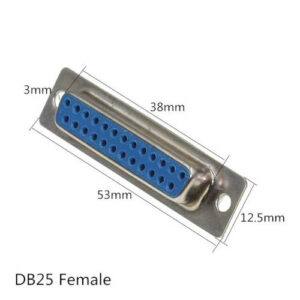 Ficha DB25 Fêmea Soldar