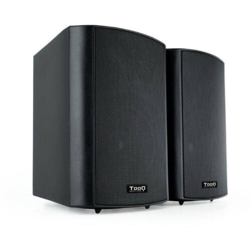 Colunas Amplificadas de Parede 5" Interior 60W Pretas (Par) - TooQ