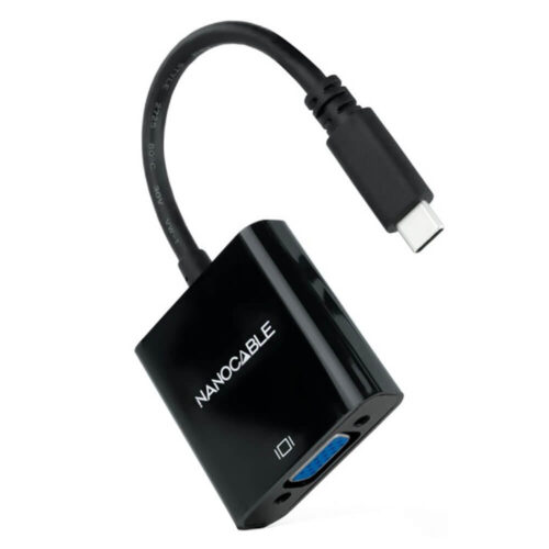 Adaptador / Conversor USB-C Macho - VGA Fêmea (10 cm) - Nanocable