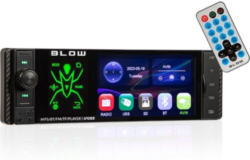 Rádio Blow spider 4" RDS RGB Tela Tactil