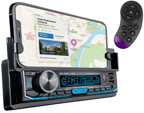 Rádio BLOW AVH-8970 RDS MP3/USB/micro c/suporte para Telemóvel