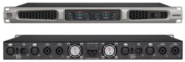 Amplificador de 4 Canais PA Profissional Classe D 2600W RMS