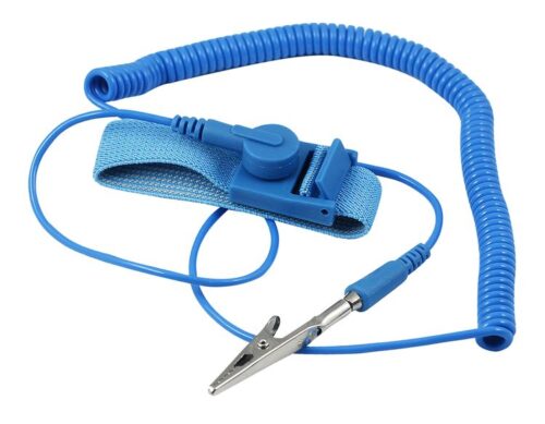 Pulseira Anti-Estática Ajustável Azul
