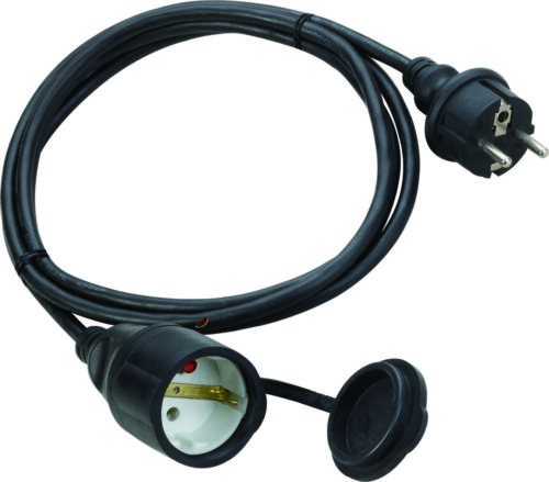 Cabo de extensão industrial Macho / Fêmea 3x1,5mm2 H07RN-F (IP44) 16A - 10 metros