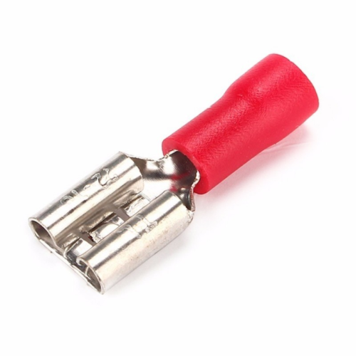 Terminal Isolado Fêmea 6.3mm Vermelho