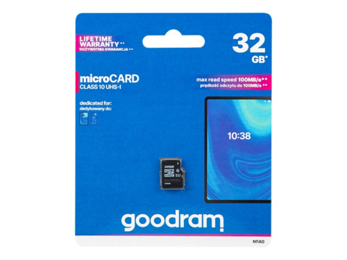 Cartão de Memória 32GB UHS-I MicroSD (CLASS 10) - GOODRAM