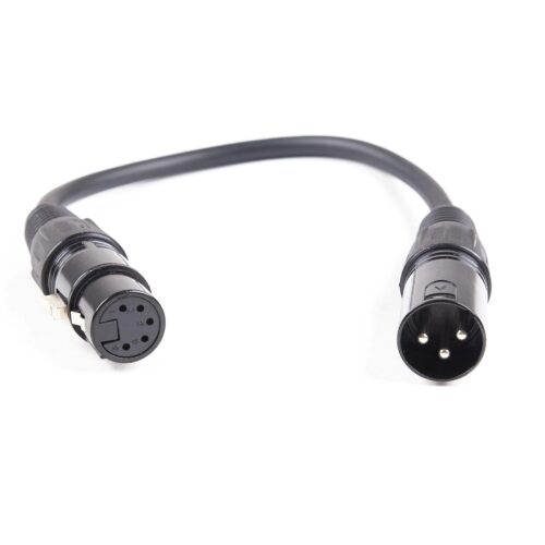 Cabo adaptador DMX XLR Macho