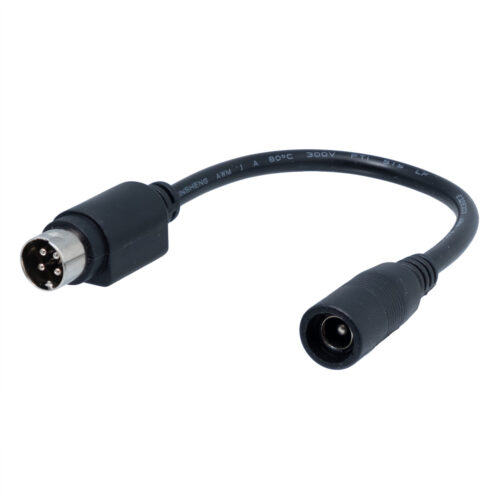 Adaptador DC 5.5x2.1mm Fêmea - Mini Din 4 Pinos Macho