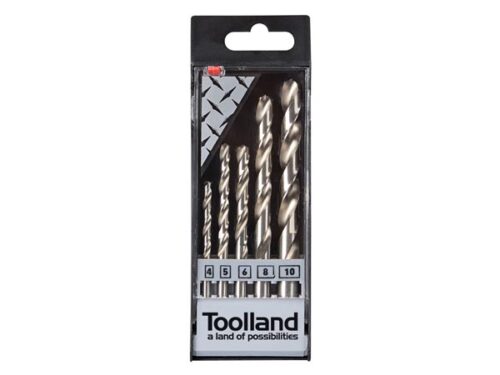 Conjunto de 5 Brocas Ferro 4/5/6/8/10mm - Toolland