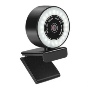 Webcam 1920X1080 c/ microfone e luz LED - MANTA