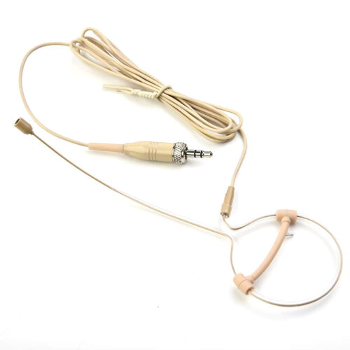 Microfone Cabeça Cor de pele clara c/ Ficha Jack 3.5mm de Rosca Fêmea