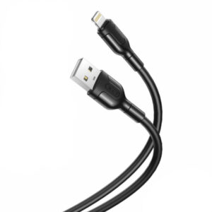 Cabo USB para iPhone (Lightning) 2.1A Preto - 1 metro