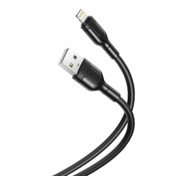 Cabo USB para iPhone (Lightning) 2.1A Preto - 1 metro