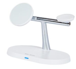 Carregador de parede indutivo WCH-08 de 15 W para iPhone e Apple Watch