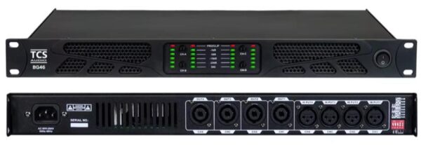 Amplificador de 4 Canais PA Profissional Classe D 4000W RMS - TCS