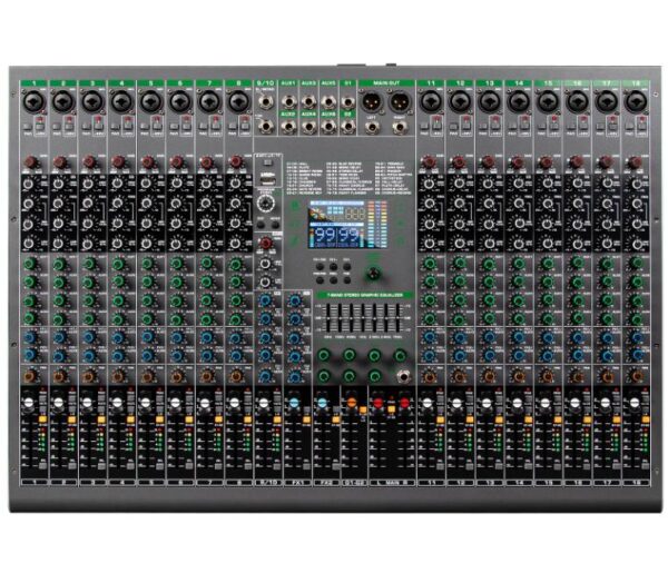 Mesa de Mistura profissional 19 Canais c/ DSP USB MP3 AUX EQ FX MUTE 6 AUX out