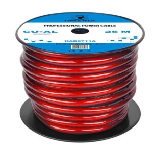 Cabo de Alimentação p/ Amplificadores Auto Vermelho 12 mm - metro