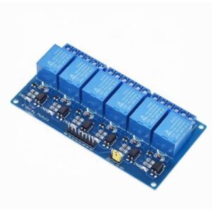 Módulo relé 5v DC de 6 canais para fundino / arduino