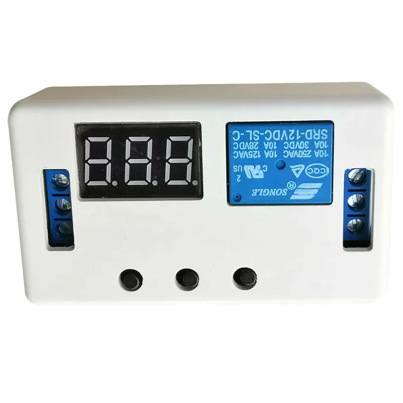 Temporizador de atraso digital com LED duplo DC 12V / 24V c/ caixa - Image 2