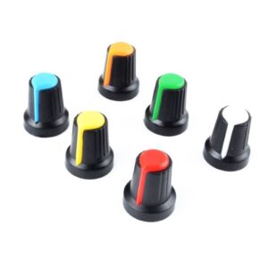 Botão p/ Potenciómetro ø 6mm – Laranja