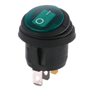 Interruptor ON/OFF basculante 220V à prova de água - verde