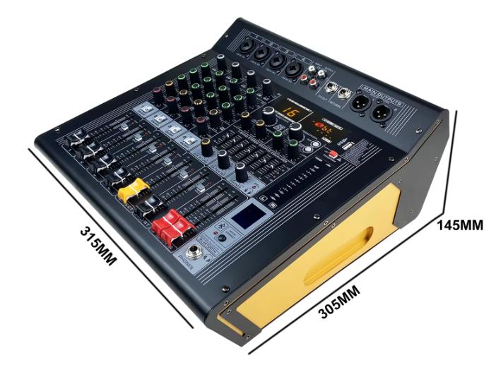 Mesa de Mistura profissional Amplificada Design Allen e Heath 7 canais 600Wx2 - Image 2