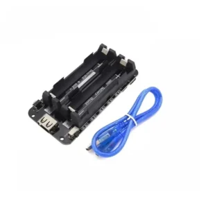 Soporte para batería 18650 con placa de carga - 2 pines