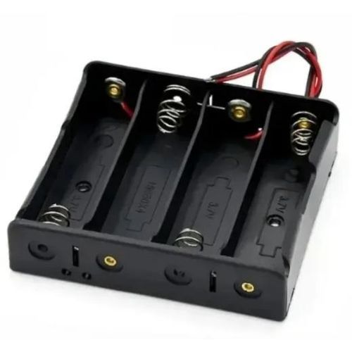 Suporte para Bateria 18650 x4 com Cabo